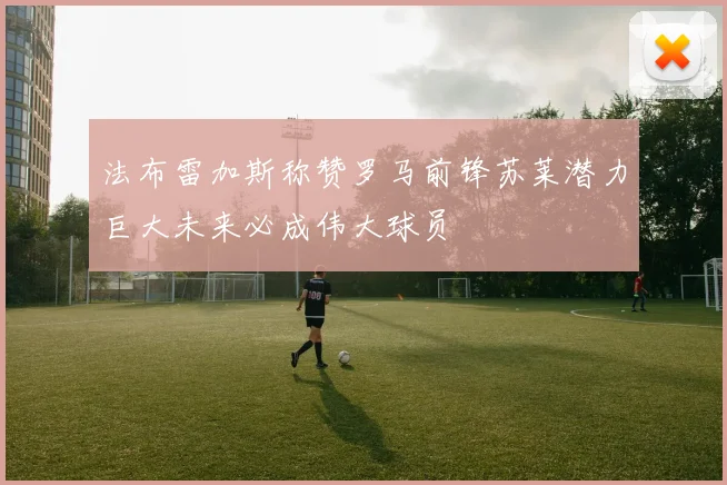 法布雷加斯称赞罗马前锋苏莱潜力巨大未来必成伟大球员